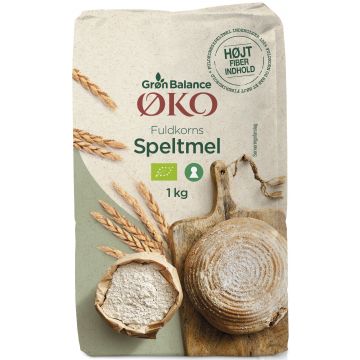  Fuldkorn Speltmel Øko 