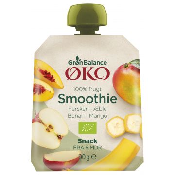 Smoothie Fersken/Mango Øko