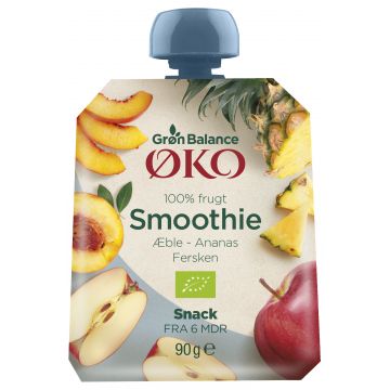 Smoothie Æble-Ananas-Fersken Øko