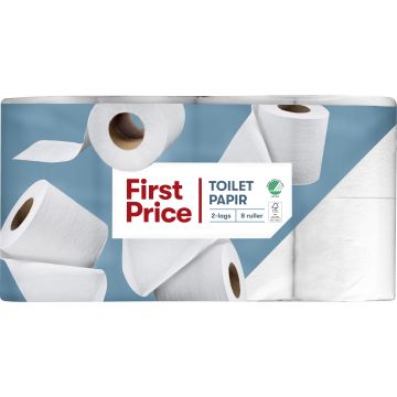 Toiletpapir 8 ruller