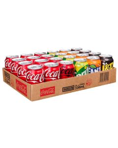 Overraskelsespakke med Mixed Softdrinks 24 x 330 ml